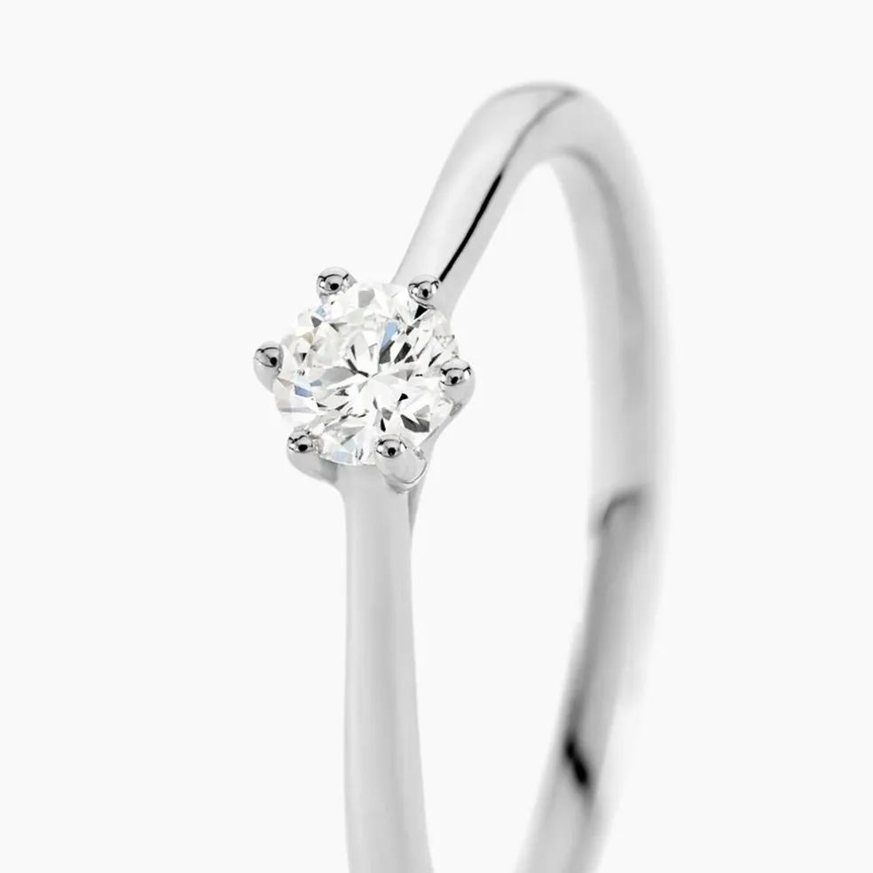 Bague Athena Platine Blanc Diamant