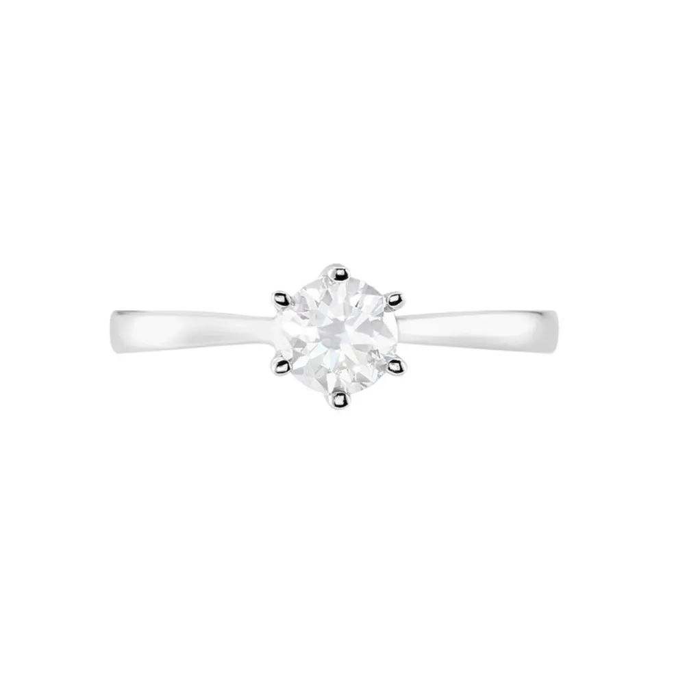 Bague Athena Platine Blanc Diamant