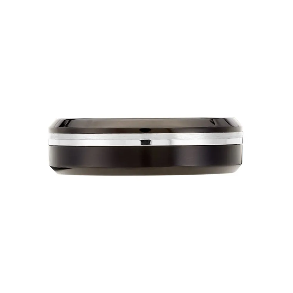 Bague Baldev Acier Bicolore