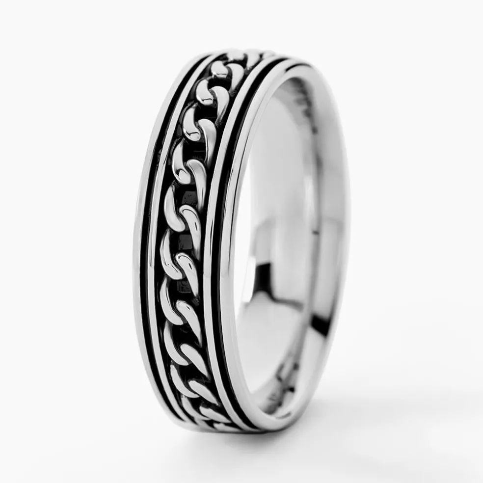 Bague Balthazar Argent Blanc