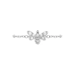 Bague Bee Good Argent Blanc Oxyde De Zirconium
