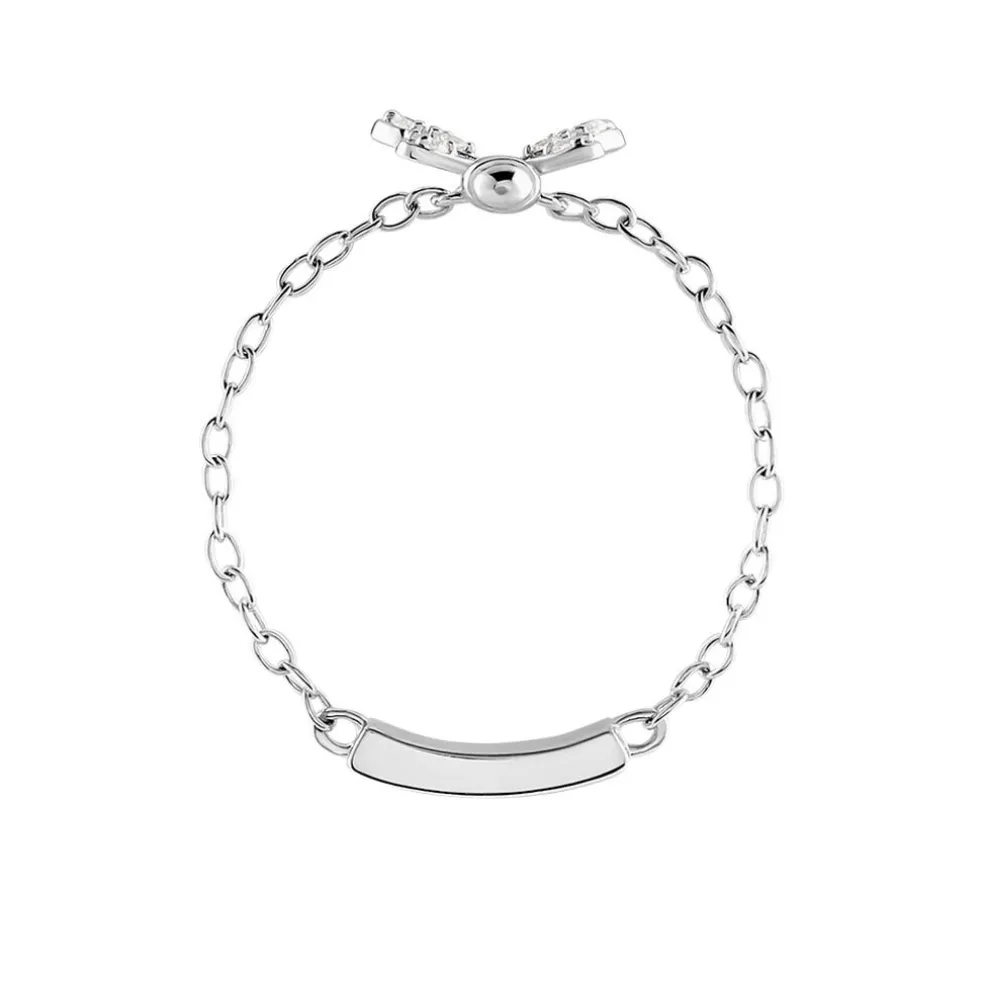 Bague Bee Good Argent Blanc Oxyde De Zirconium