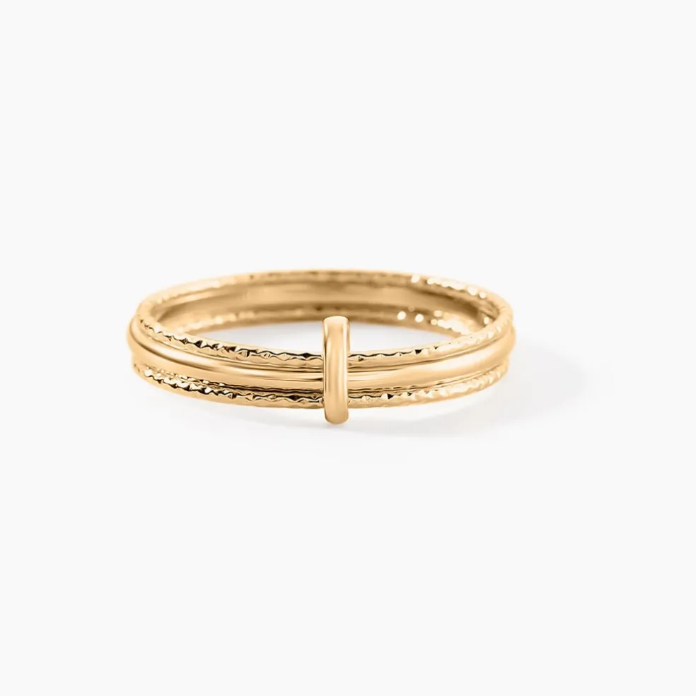 Bague Bohemian Plaqué Or Jaune