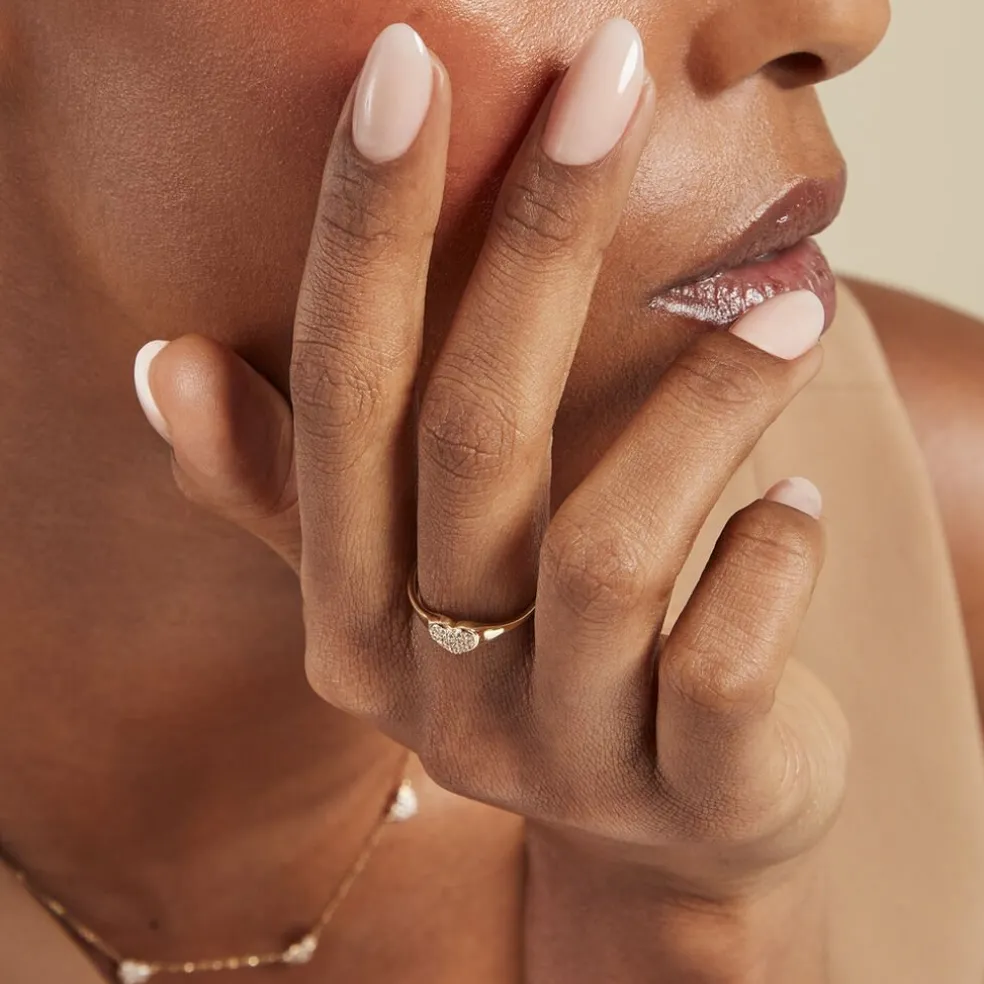 Bague Bomb Lover Or Jaune Oxyde De Zirconium