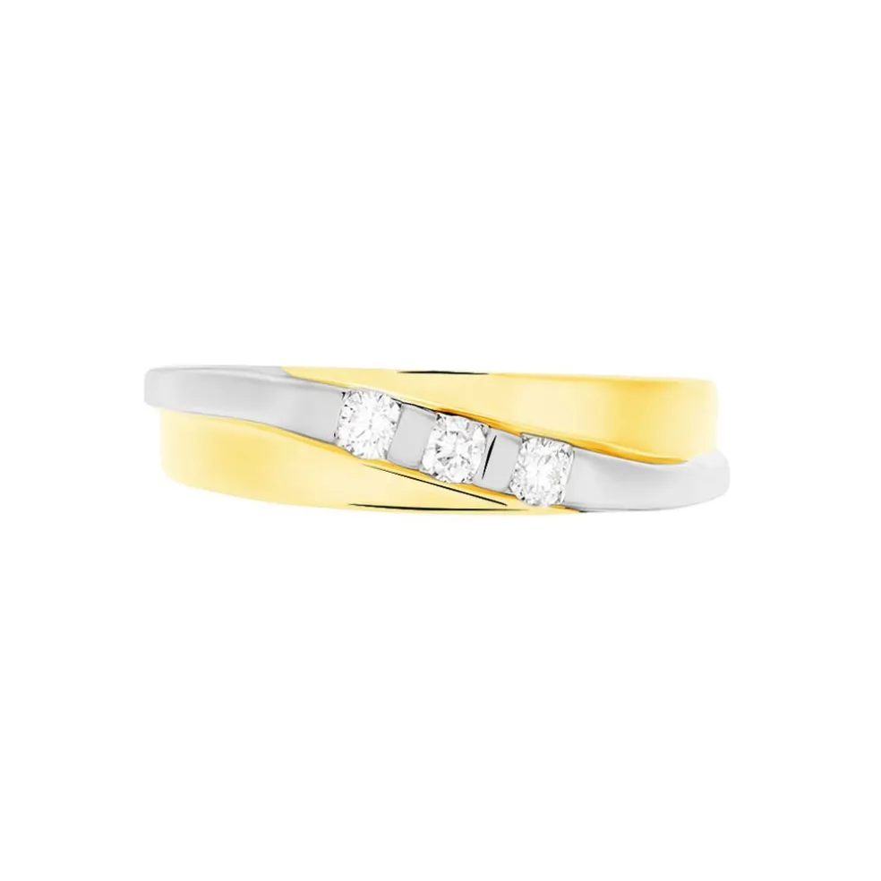 Bague Bryanna Or Bicolore Diamant