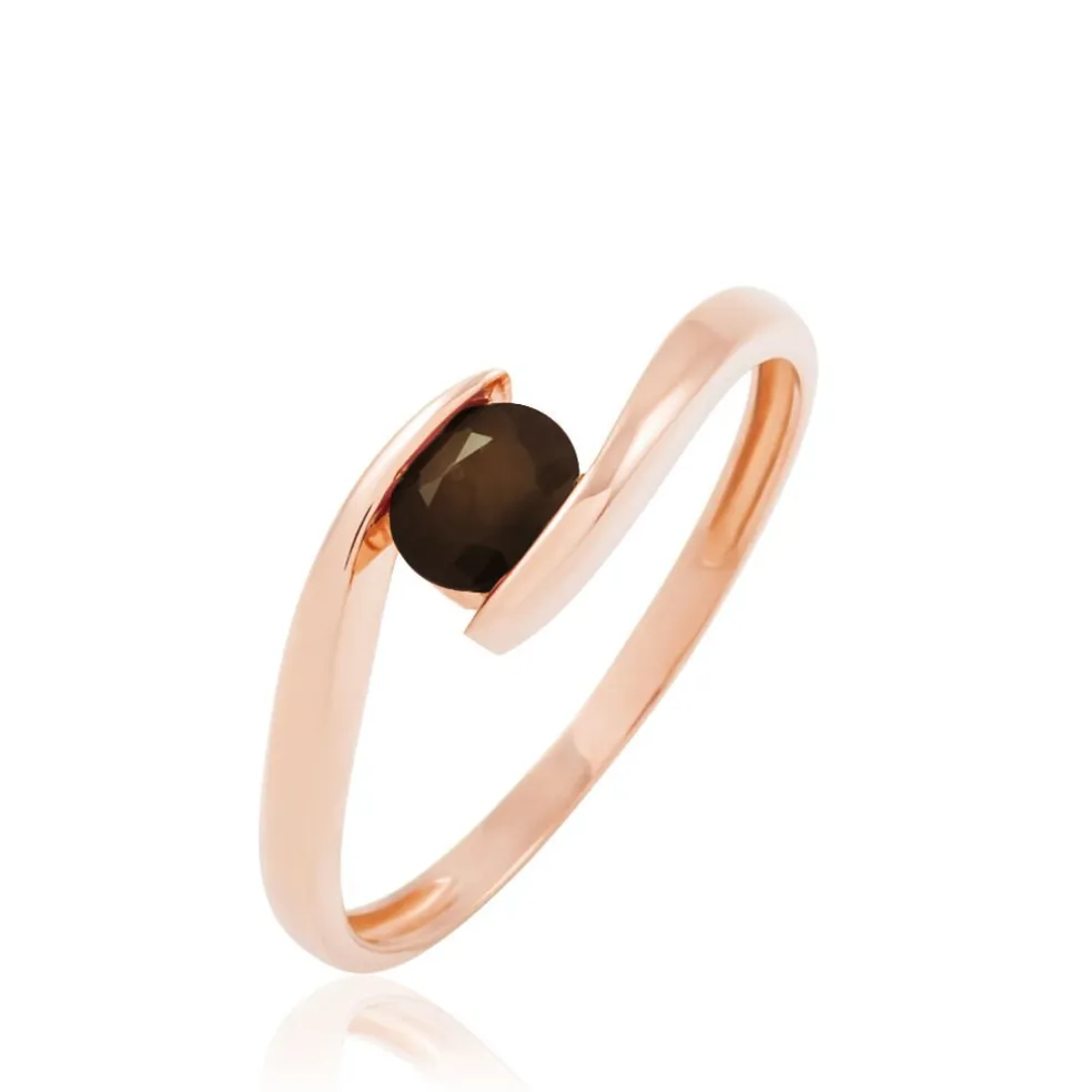 Bague Camilia Or Rose Quartz