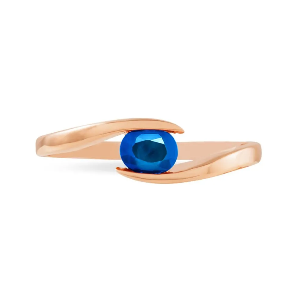 Bague Camilia Or Rose Topaze