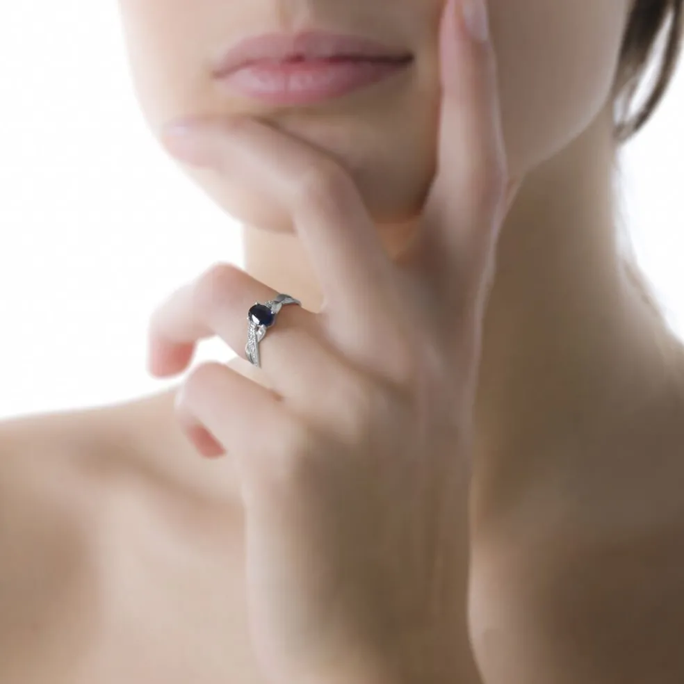 Bague Candice Or Blanc Quartz