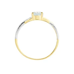 Bague Candice Or Jaune Topaze