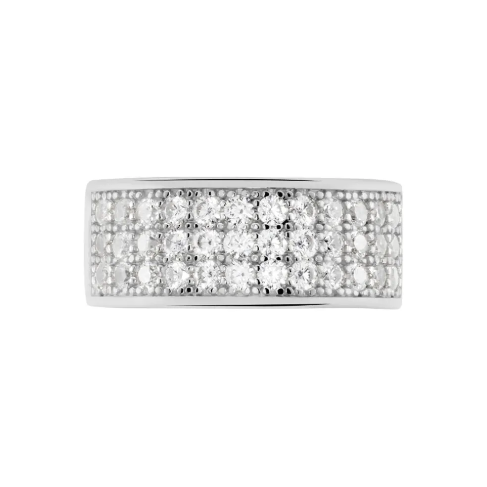 Bague Cecelia Argent Blanc Oxyde De Zirconium