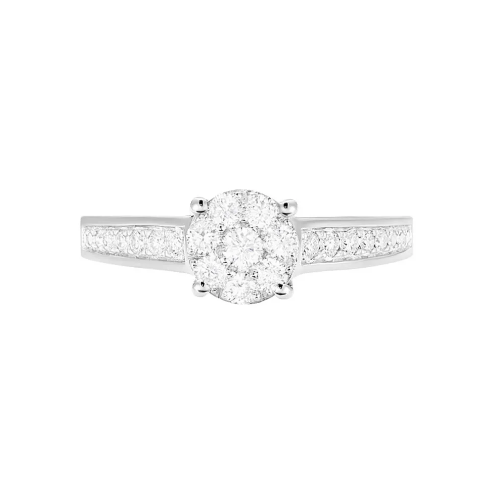 Bague Celia Or Blanc Diamant