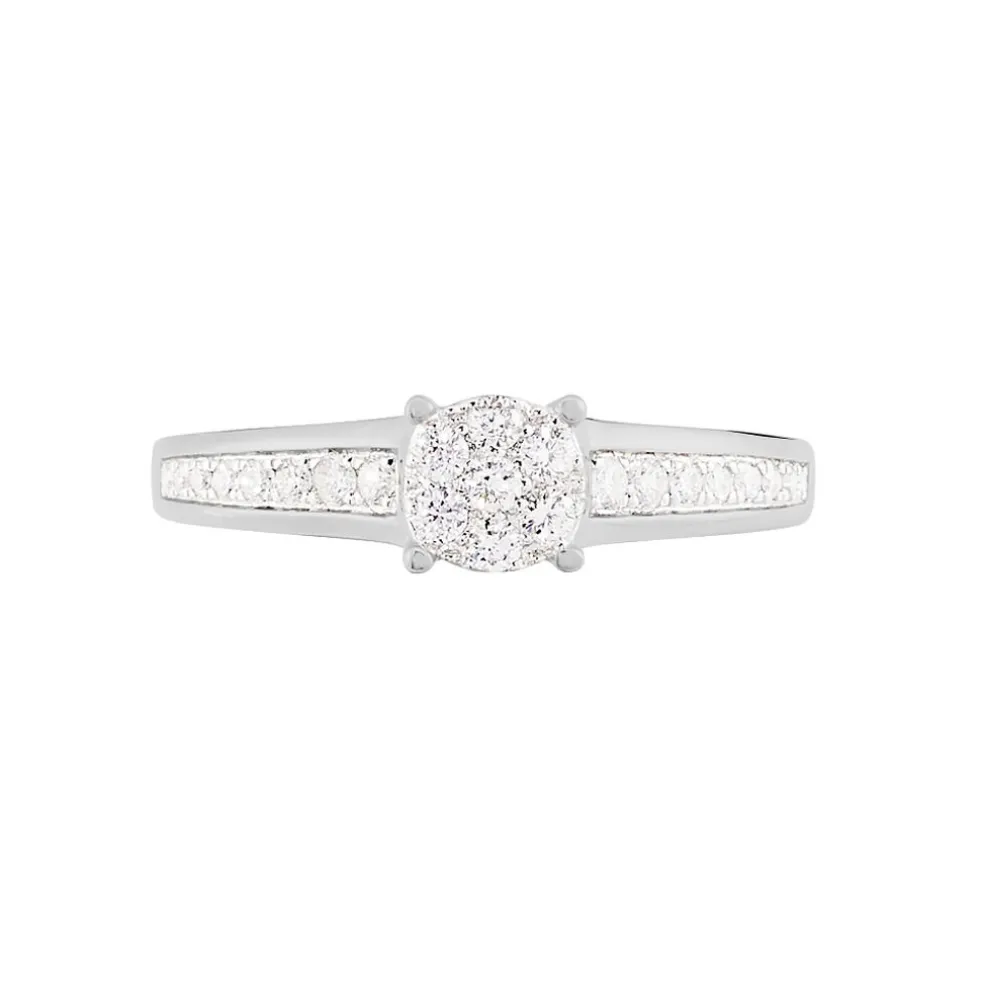 Bague Celia Or Blanc Diamant