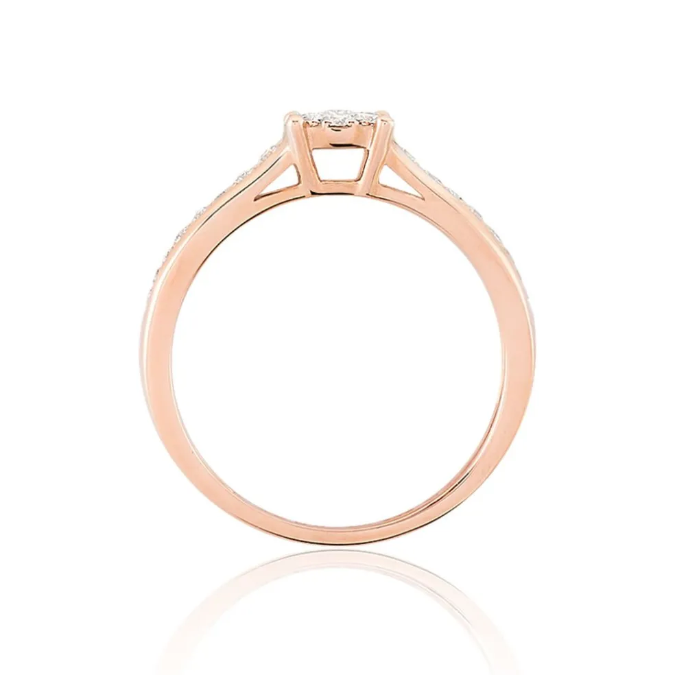 Bague Celia Or Rose Diamant