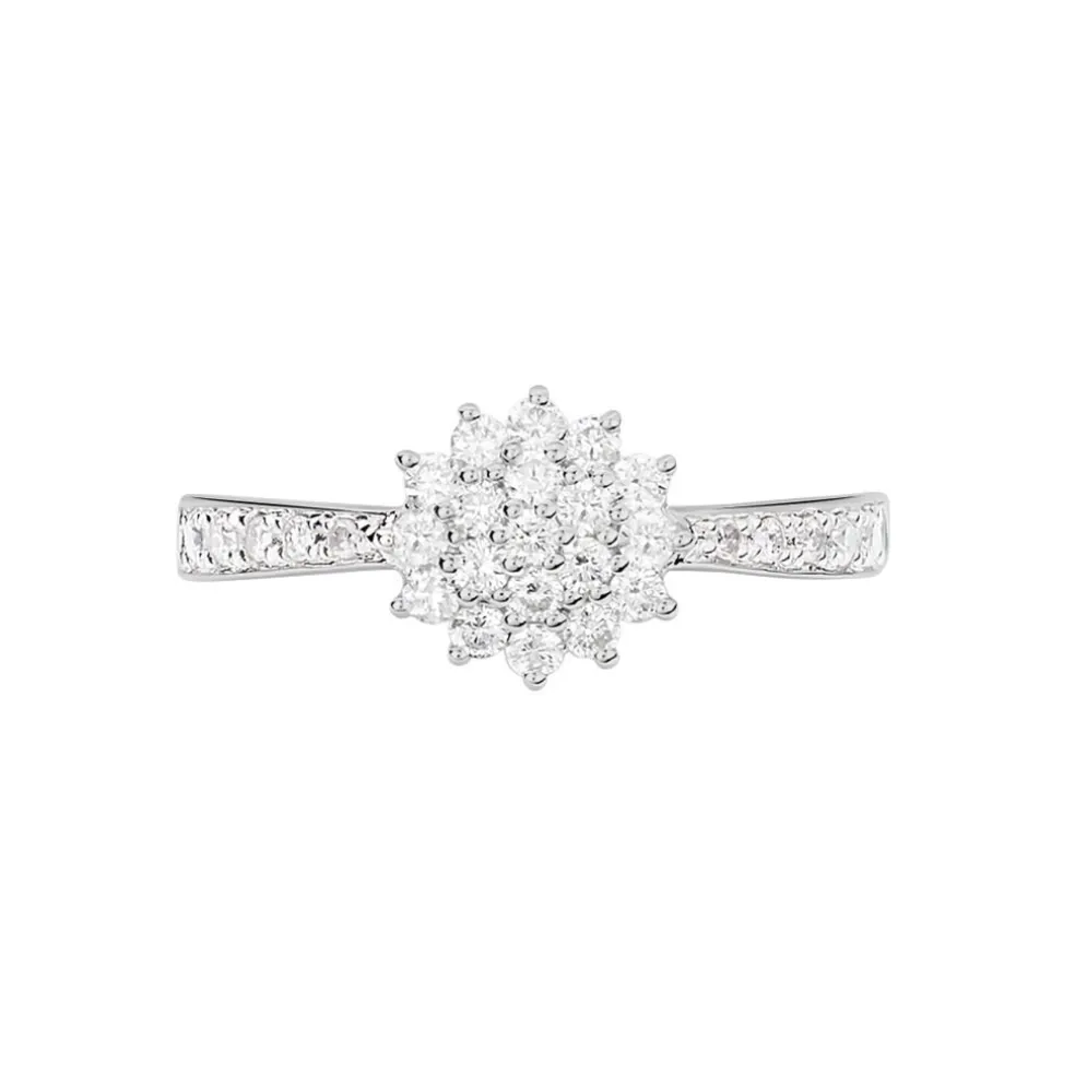 Bague Chou Or Blanc Diamant