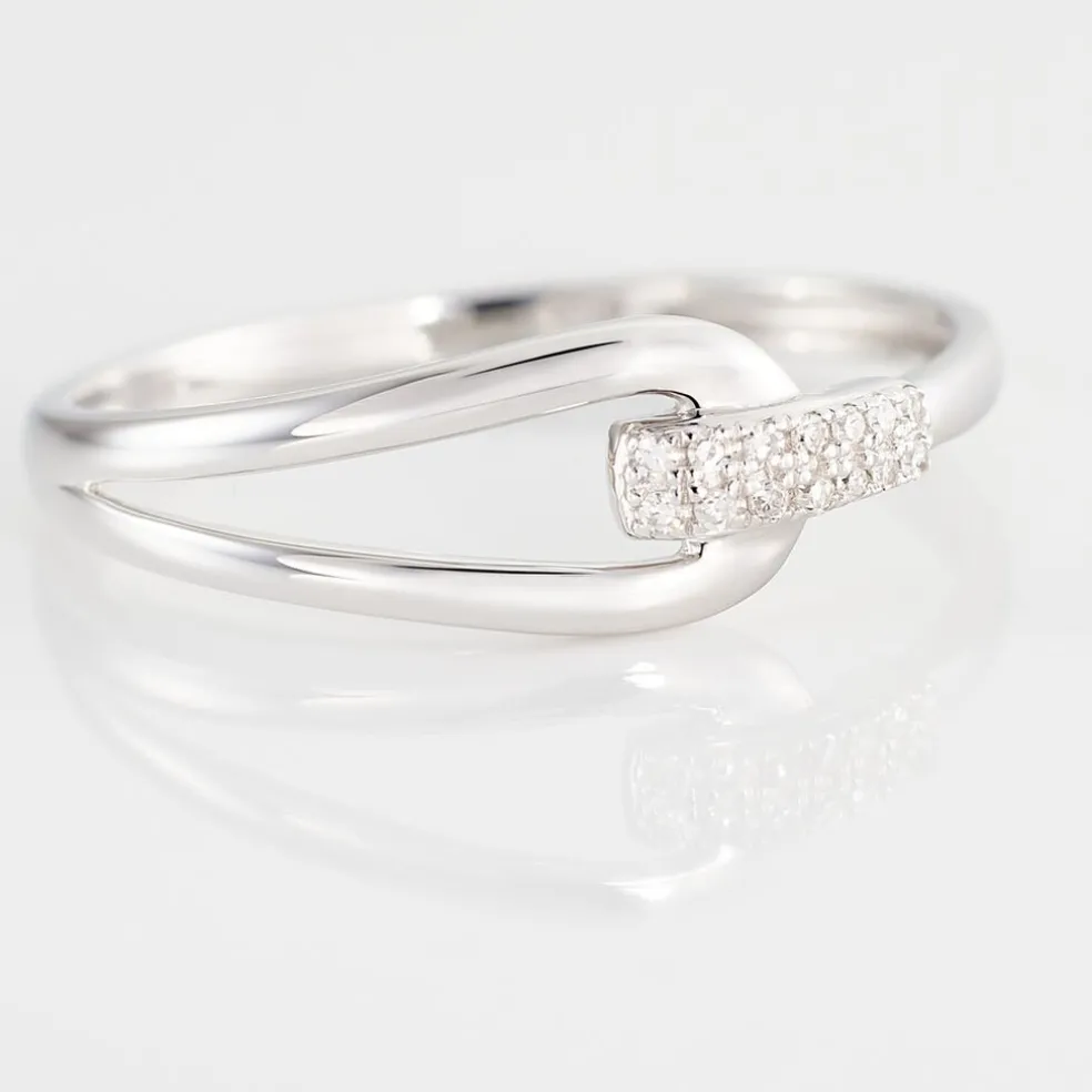 Bague Cyranna Or Blanc Diamant