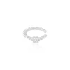 Bague D'hélix Unitaire Alix Argent Blanc Oxyde De Zirconium