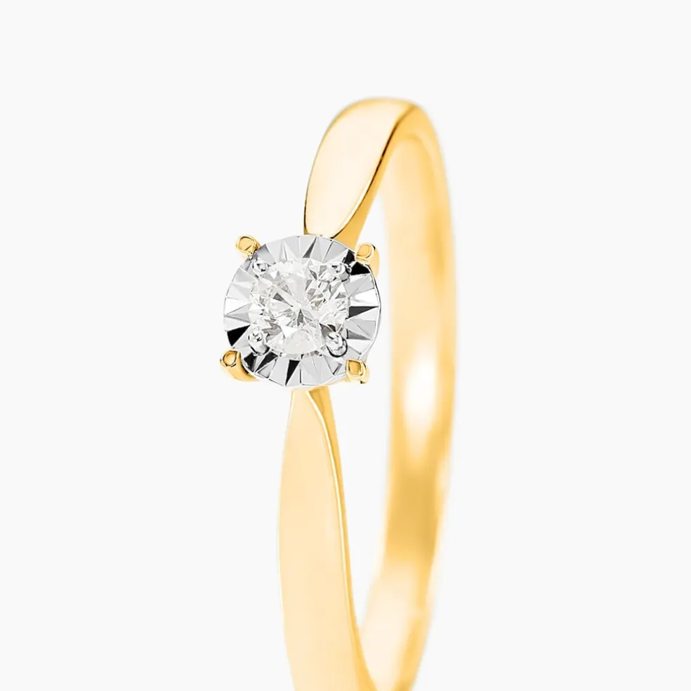 Bague Diamotion Or Jaune Diamant