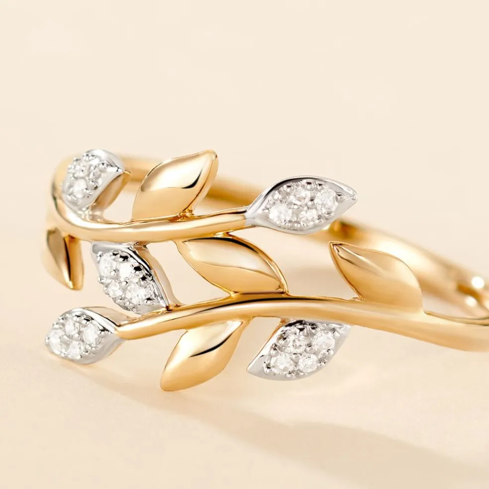 Bague Emelyne Or Jaune Diamant