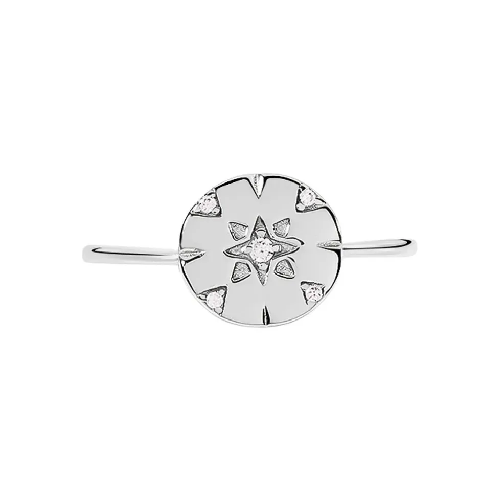 Bague Erinna Argent Blanc Oxyde De Zirconium