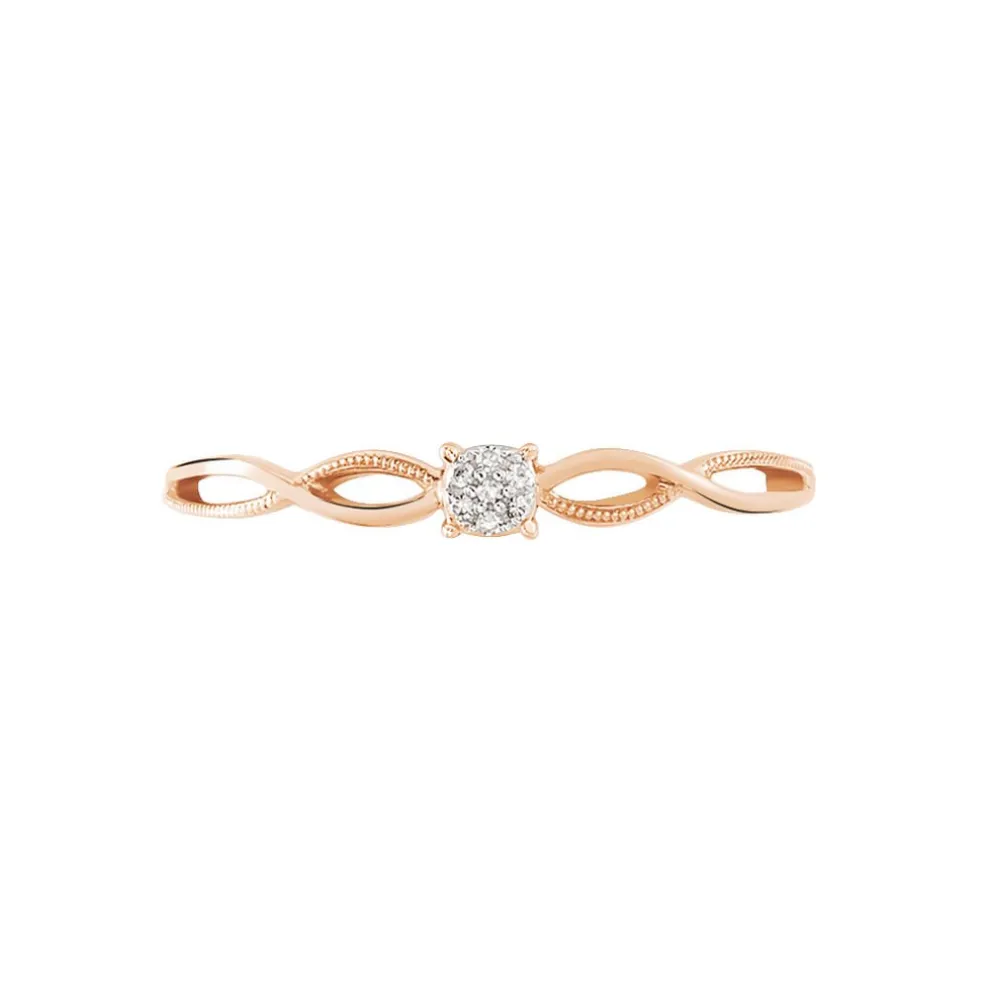 Bague Farila Or Rose Diamant