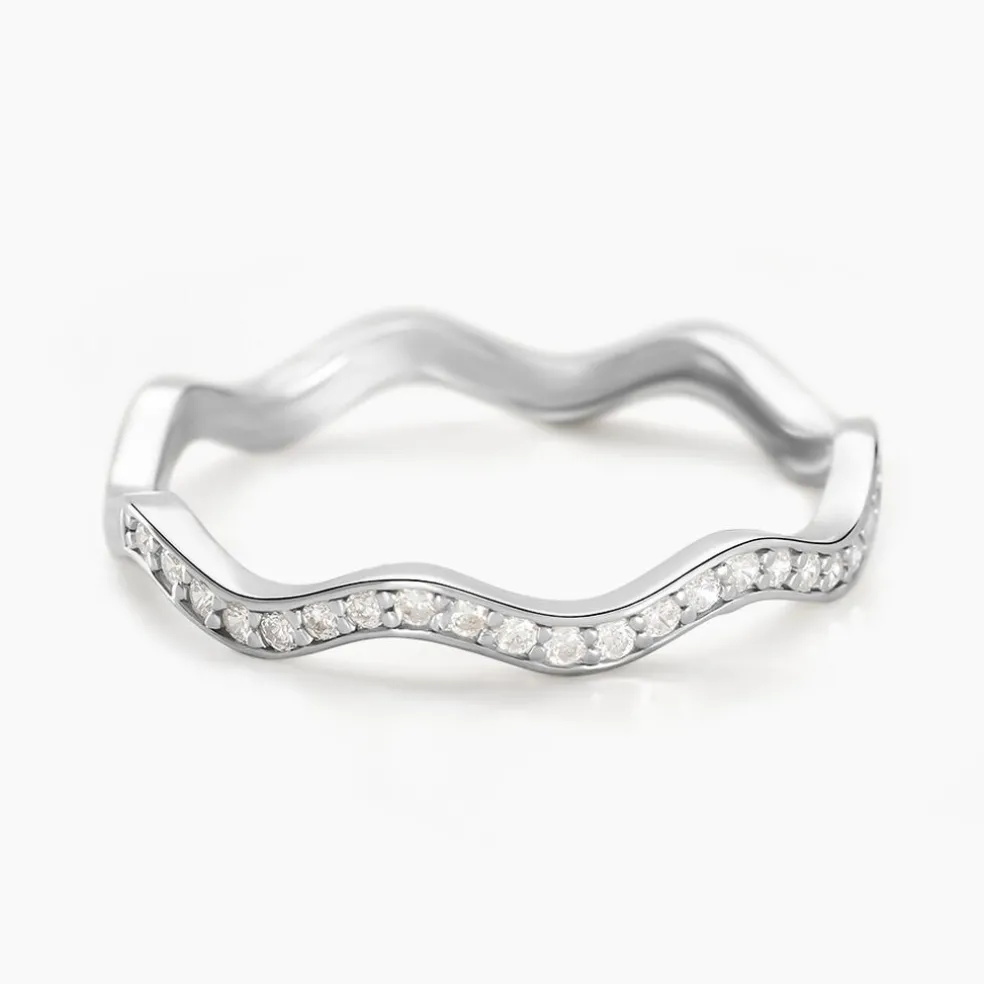 Bague Jasmyn Argent Blanc Oxyde De Zirconium