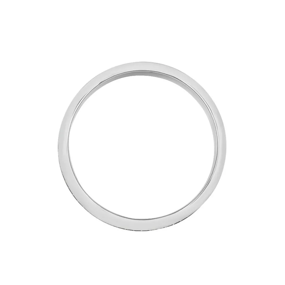 Bague Jonc Maewen Acier Blanc