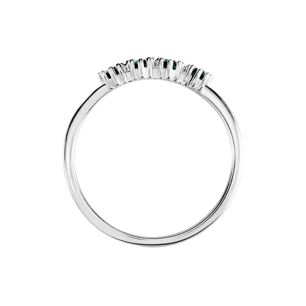 Bague Karrie Argent Blanc Oxyde De Zirconium