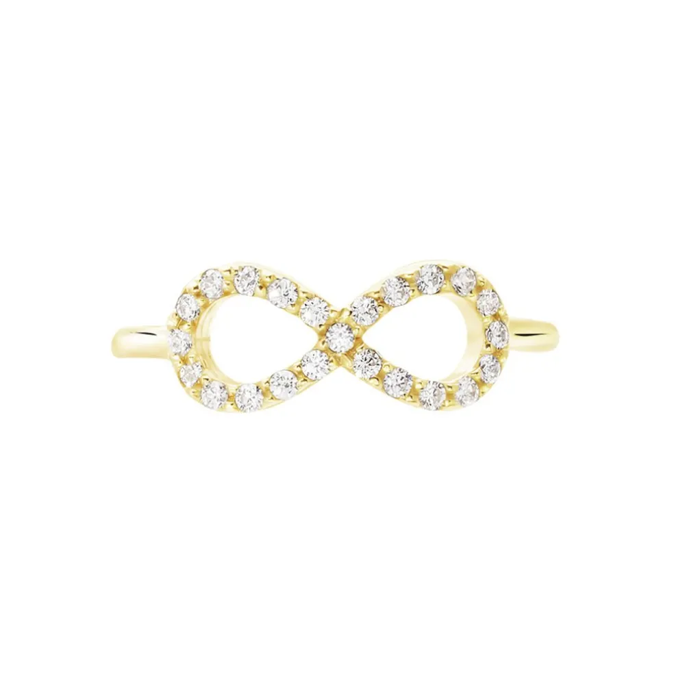 Bague Klothilda Or Jaune Oxyde De Zirconium