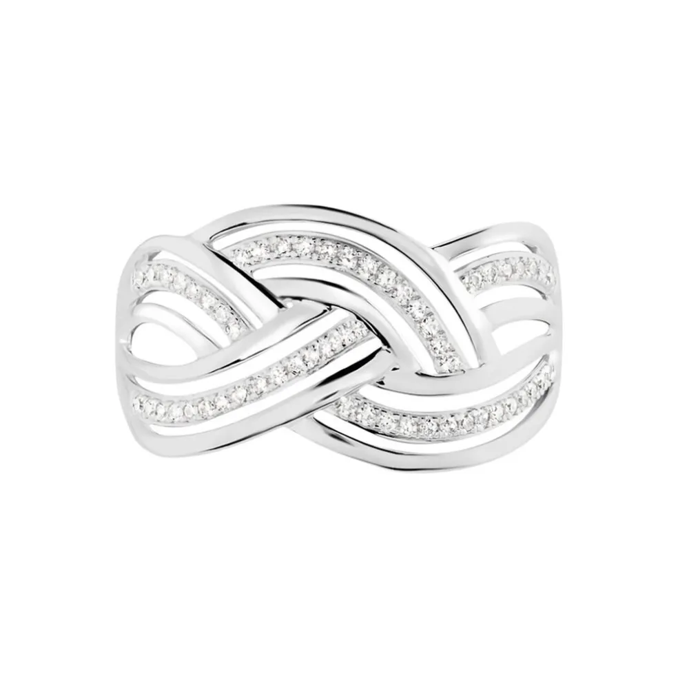 Bague Leopoldine Or Blanc Diamant