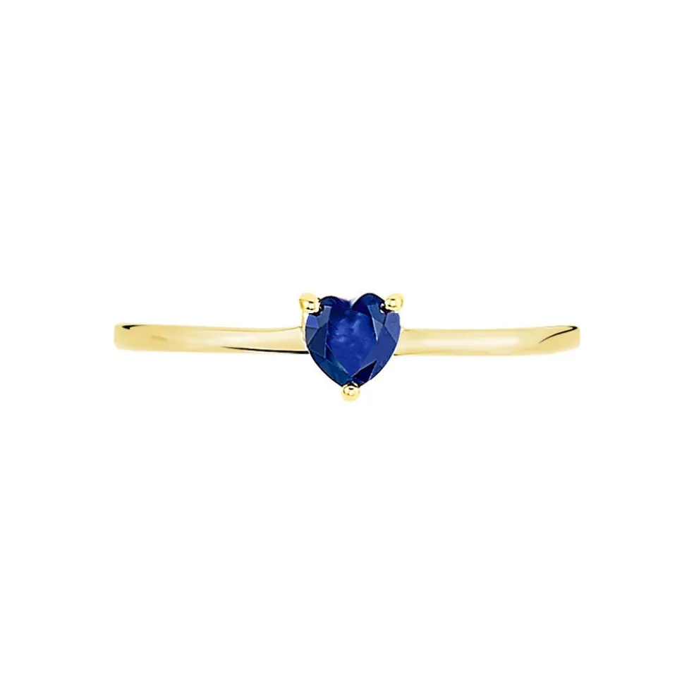 Bague Lissounia Or Jaune Saphir