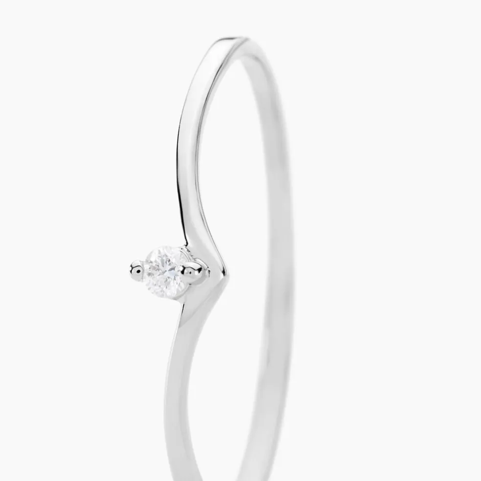 Bague Maye Or Blanc Diamant