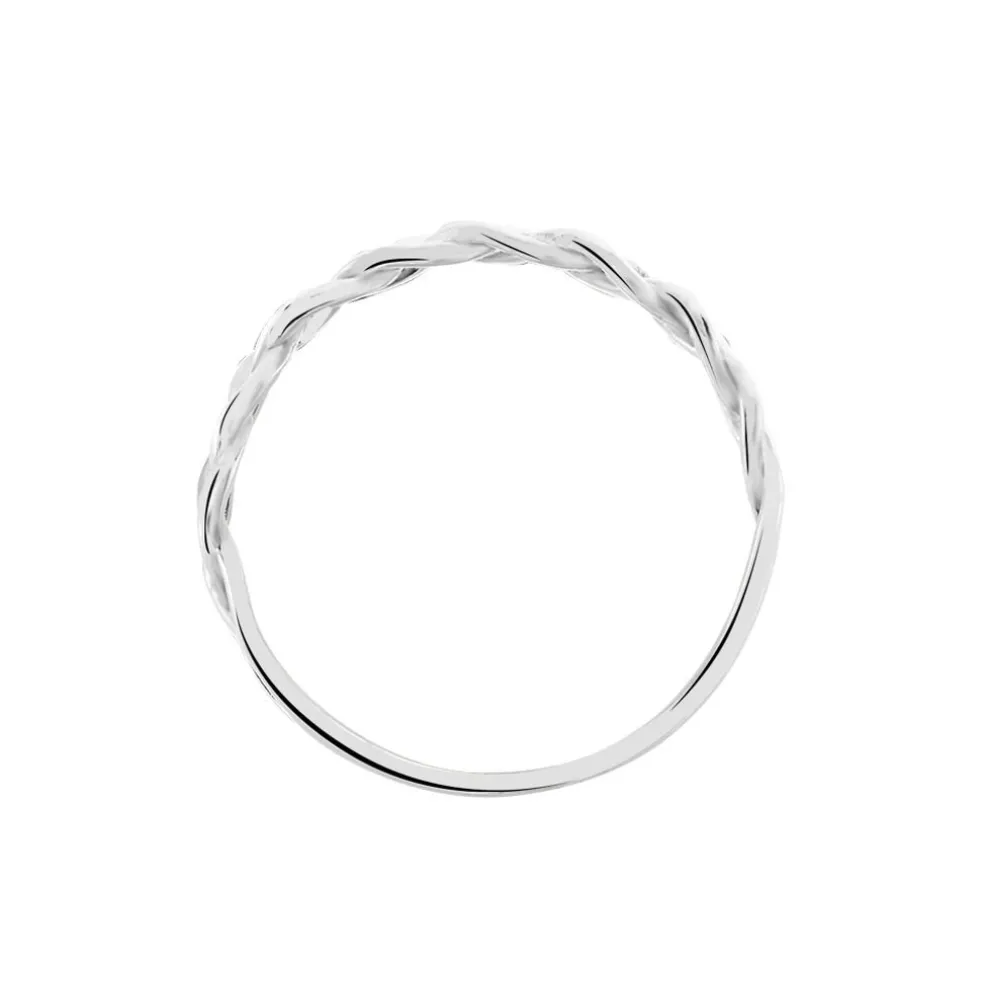 Bague Messina Argent Blanc
