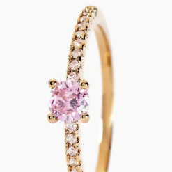 Bague Mireilla Plaqué Or Doré Oxyde De Zirconium