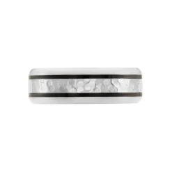 Bague Mollie Acier Blanc
