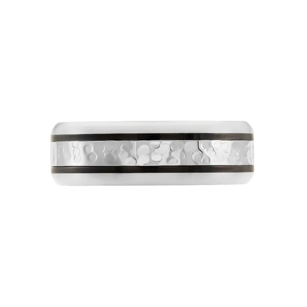 Bague Mollie Acier Blanc