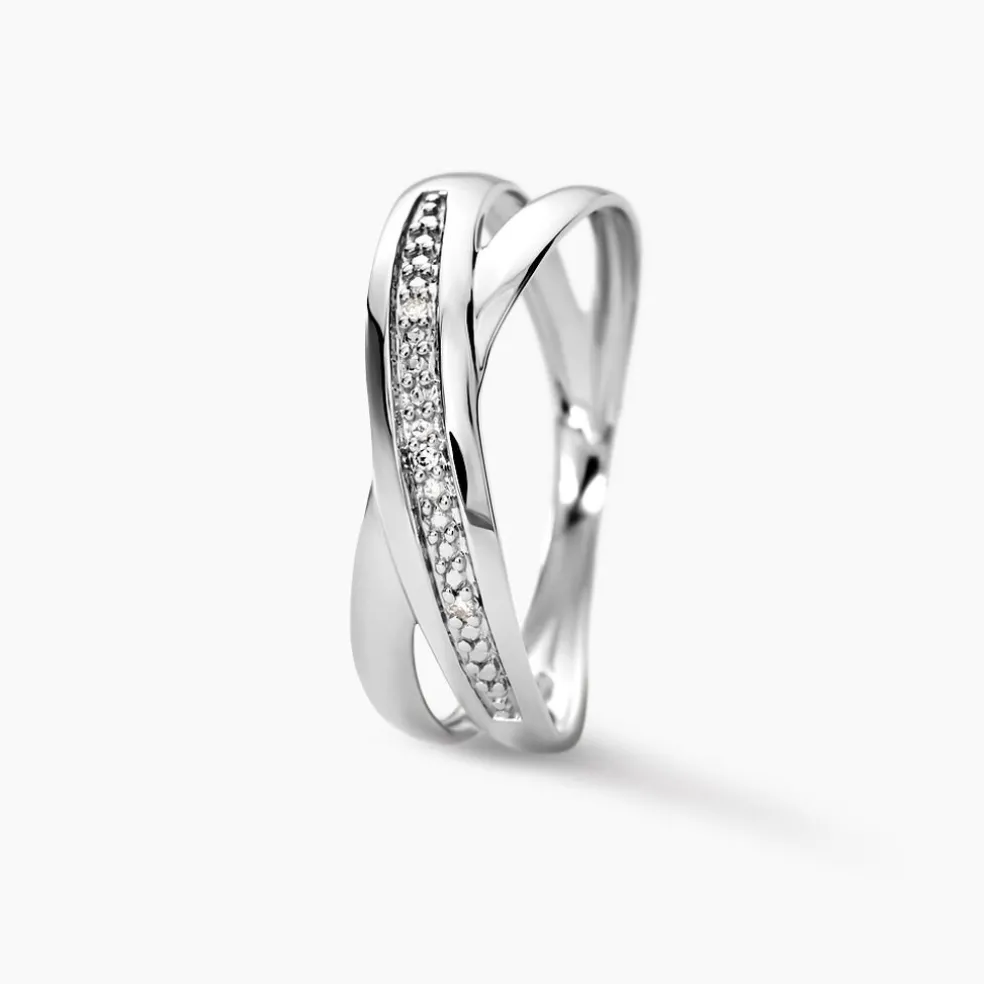 Bague Or Blanc Diamants