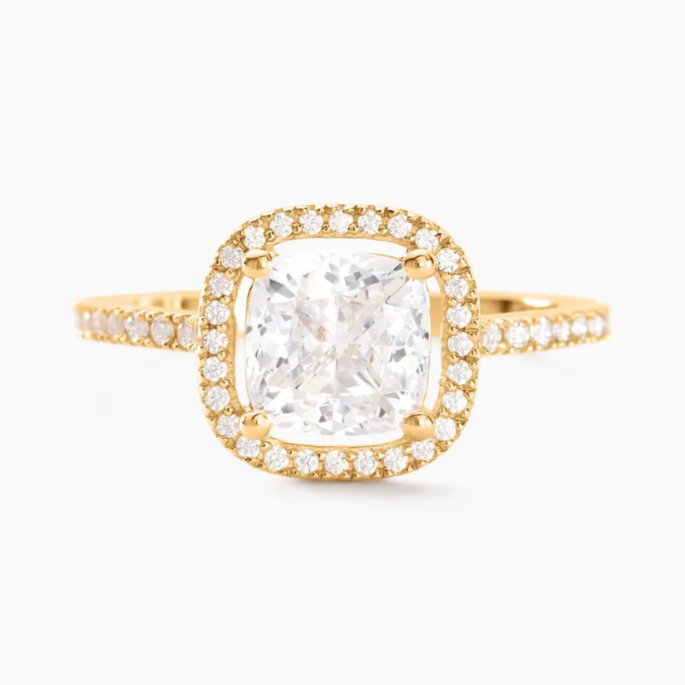 Bague Or Jaune Adrienne Oxydes De Zirconium
