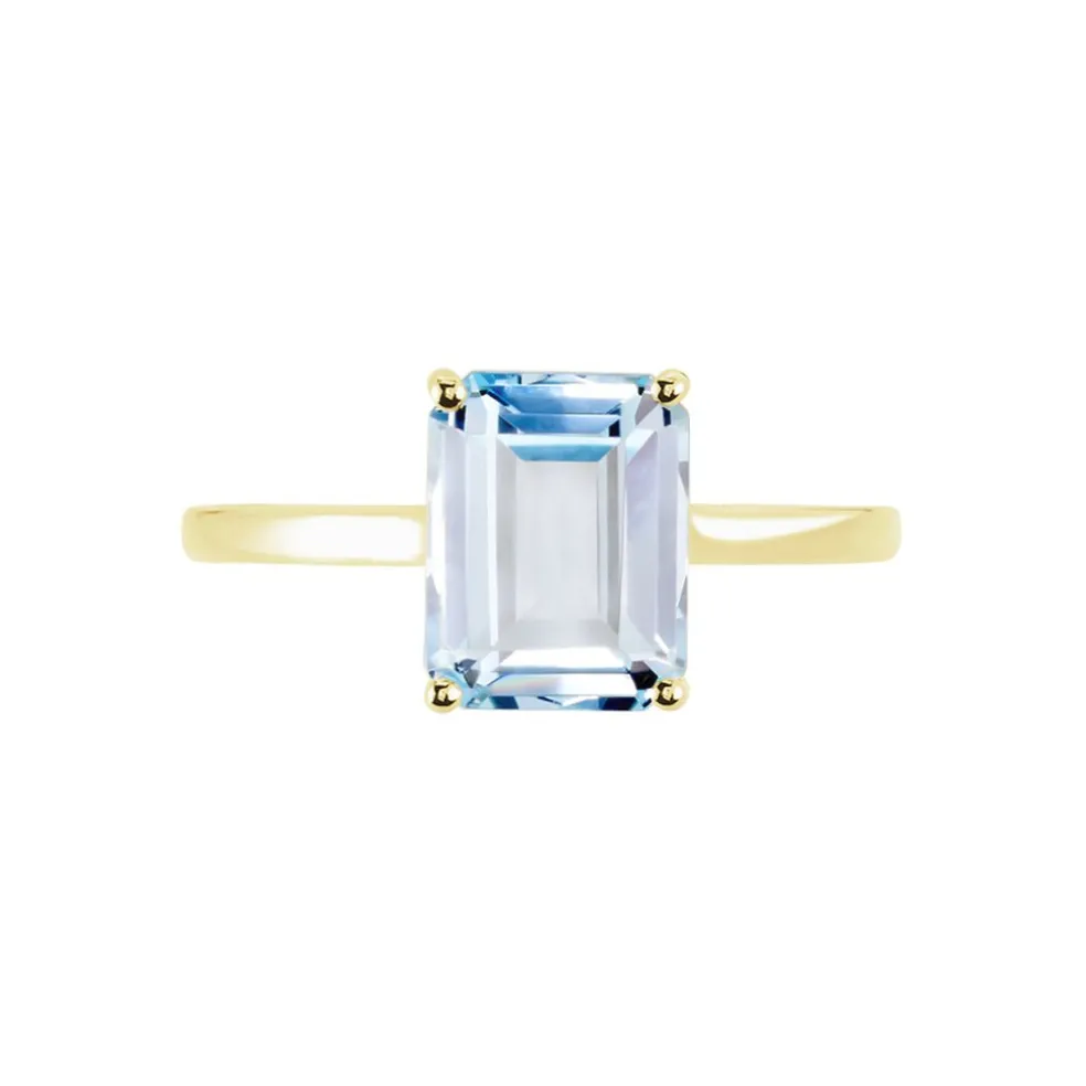 Bague Or Jaune Faraj Topaze