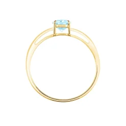 Bague Solitaire Arzula Or Jaune Topaze