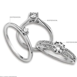 Bague Solitaire Katalina Or Rose Diamant
