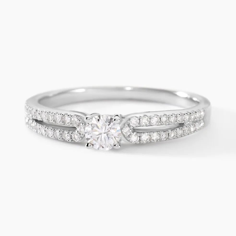 Bague Solitaire Katalina Or Blanc Diamant