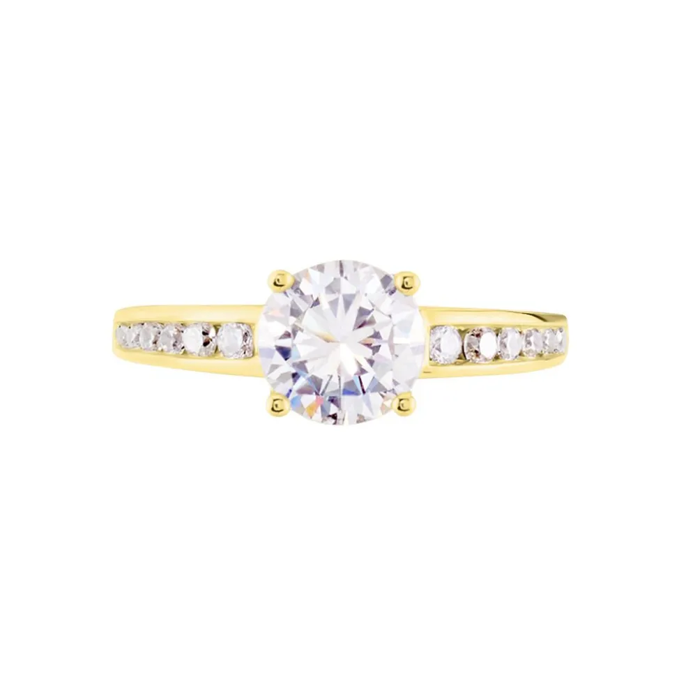 Bague Tatjana Or Jaune Oxyde De Zirconium
