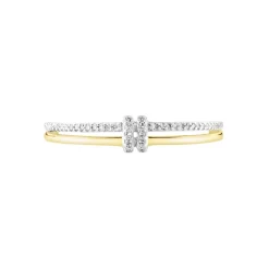 Bague Tharia Or Jaune Diamant