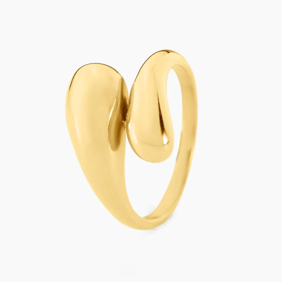 Bague Tizzie Acier Jaune