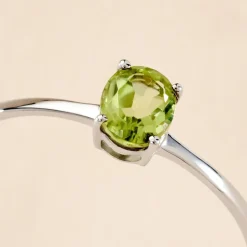 Bague Valentino Or Blanc Péridot