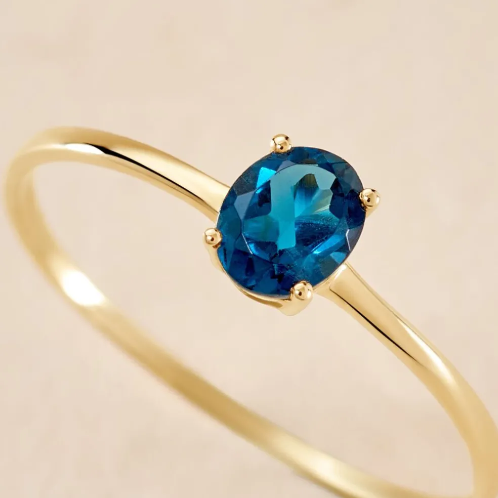 Bague Valentino Or Jaune Topaze