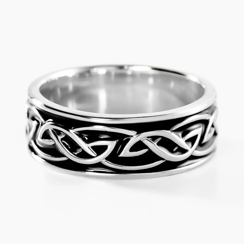 Bague Viking Argent Blanc