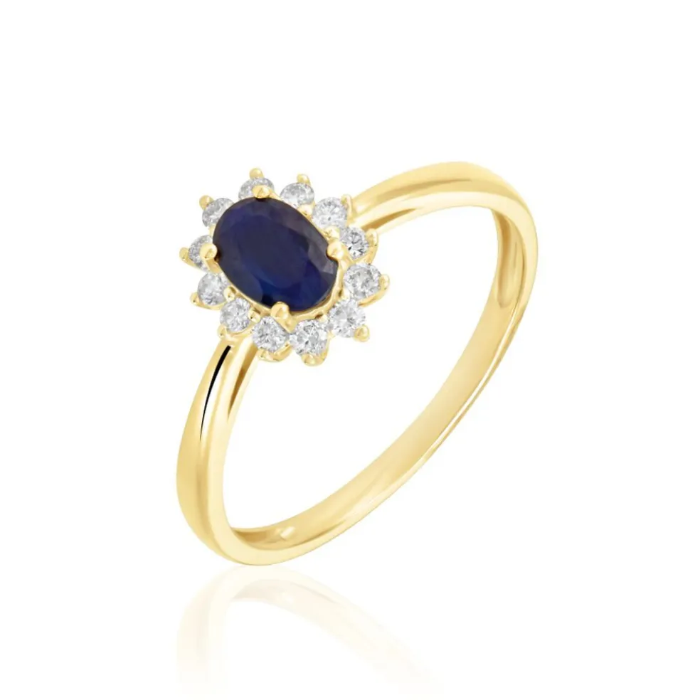 Bague Vladimir Or Jaune Saphir