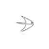 Bijou D'oreille Unitaire Sini Argent Blanc