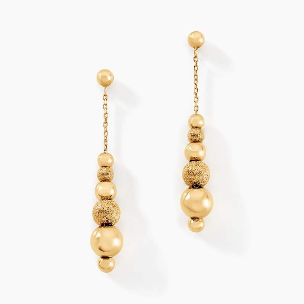 Boucles D'oreilles Pendantes Brooks Or Jaune